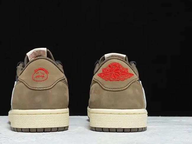 Cheap SP x Dark Air Scott CQ4277-001 Travis 1 Low Jordan Mocha OG 0512